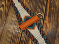 Orange Breast Collar and Roper Cinch